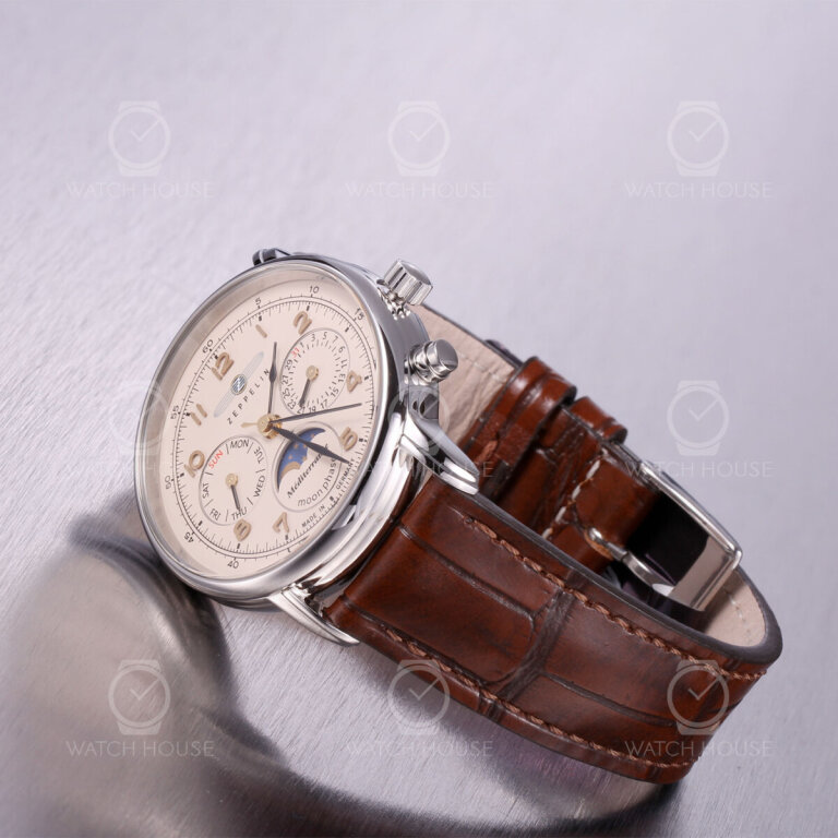 Zeppelin LZ121 Mediterranée Tag-Datum Mondphase 9637-5 Creme