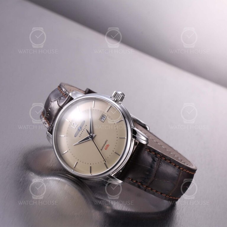 Zeppelin LZ127 Bodensee 8160-5 with 60 hours power reserve in beige