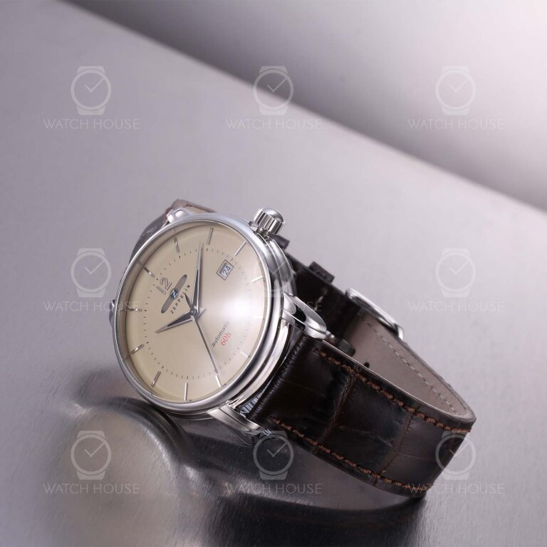 Zeppelin LZ127 Bodensee 8160-5 with 60 hours power reserve in beige