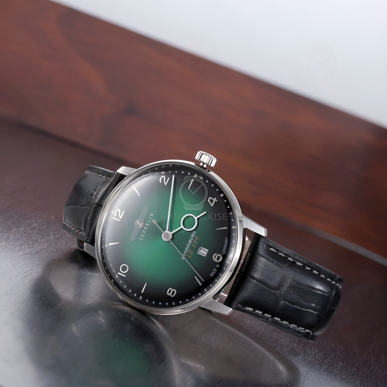 Zeppelin LZ129 Hindenburg 8048-4 ETA Quarz Herren Armbanduhr