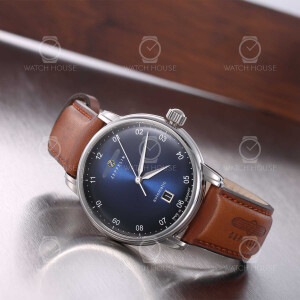 Zeppelin New Captains Line 8652-3 Sellita Mens Automatic
