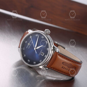 Zeppelin New Captains Line 8652-3 Sellita Mens Automatic