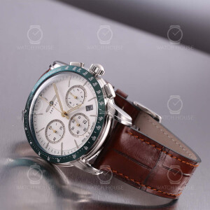 Zeppelin New York 8878-4 Silber-Smaragd 6S20 Chronograph