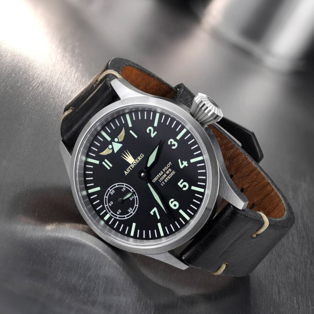 Astboerg Unitas Pilot Made in Germany Handarbeit Unikat AT211S
