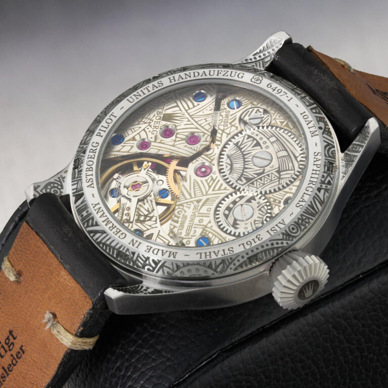 Astboerg Unitas Pilot Made in Germany Handarbeit Unikat AT211S