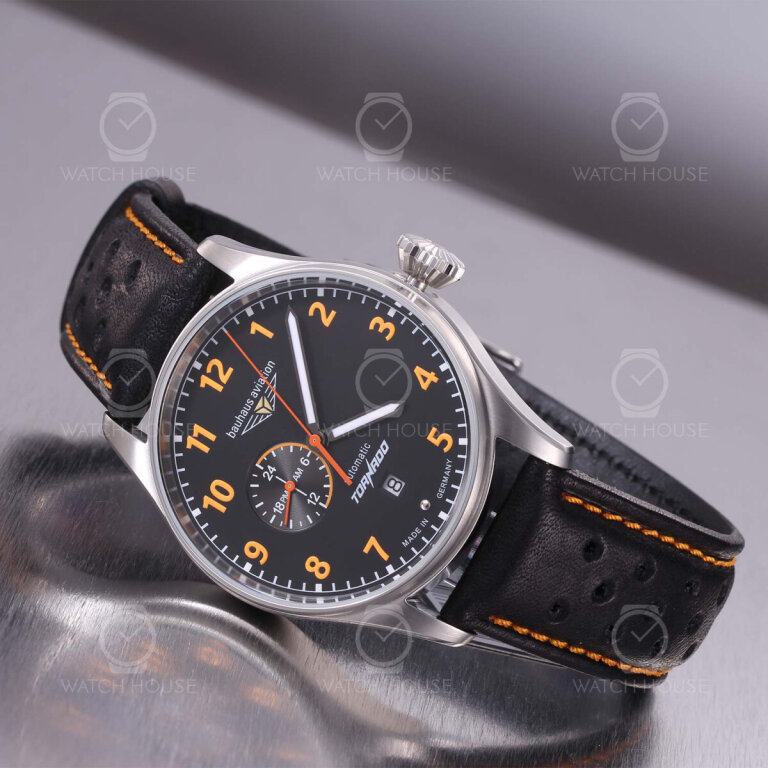 Bauhaus Aviation 2764-5 Tornado Automatik Schwarz-Orange