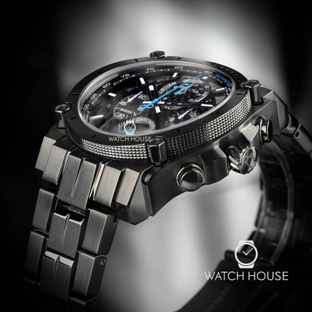 Bulova 98b229 Bulova Precisionist 262 KHz 30 Bar Chronograph Men's