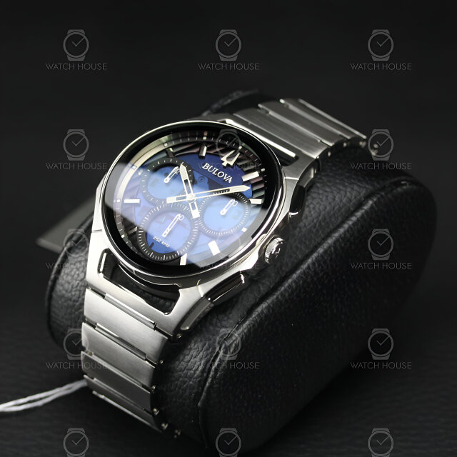 Bulova Curv 96A205 Gents Chronograph 262 kHz Titanium