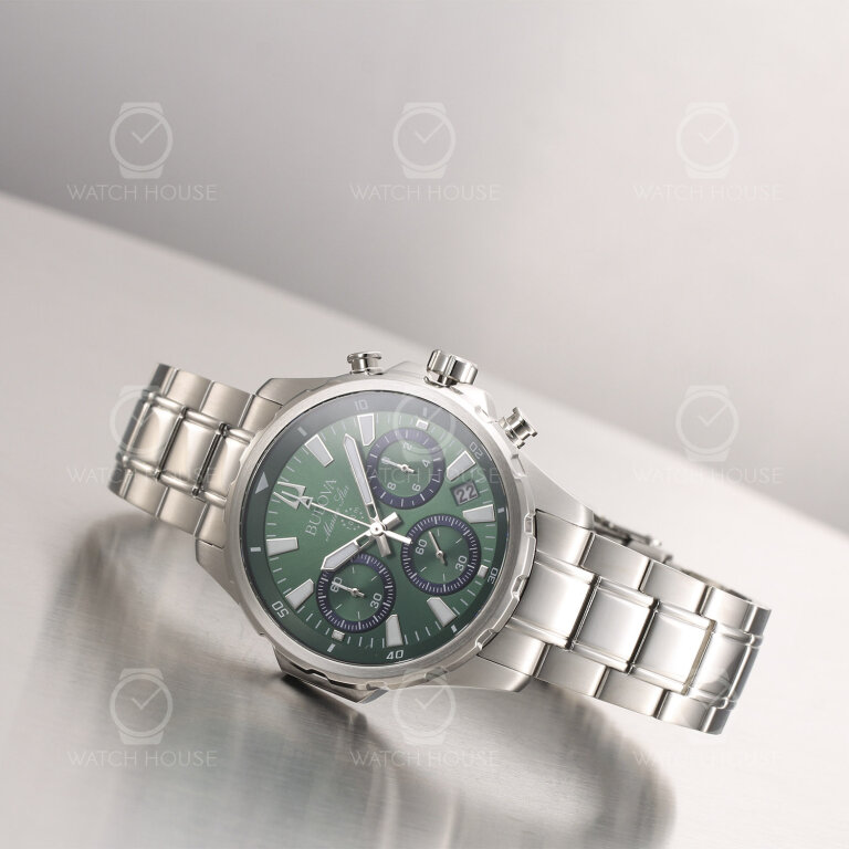 Bulova Marine Star Series B Chronograph 96B465 Grün