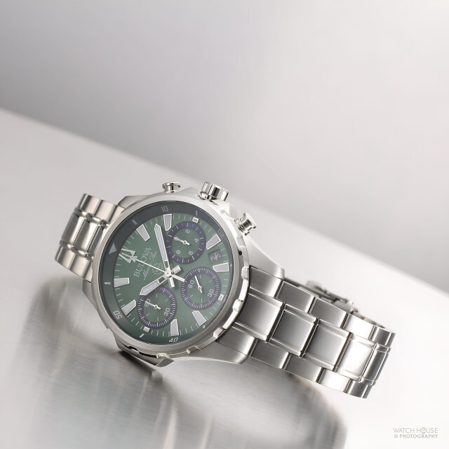 Bulova Marine Star Series B Chronograph 96B465 Grün