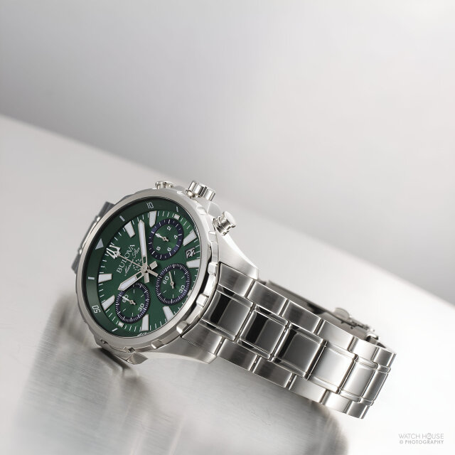 Bulova Marine Star Series B Chronograph 96B465 Grün