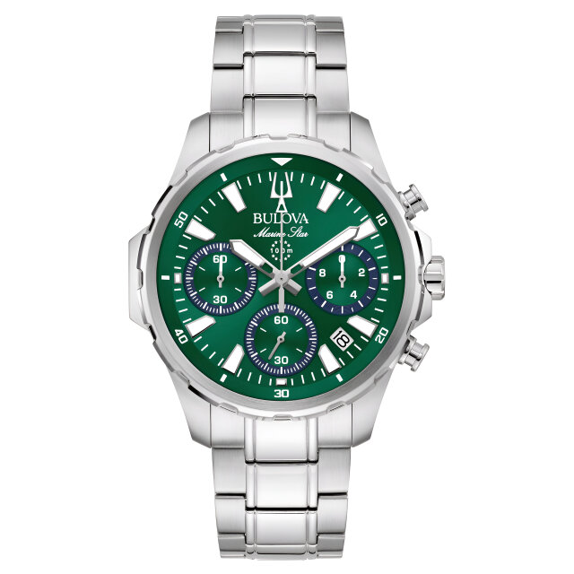 Bulova Marine Star Series B Chronograph 96B465 Grün
