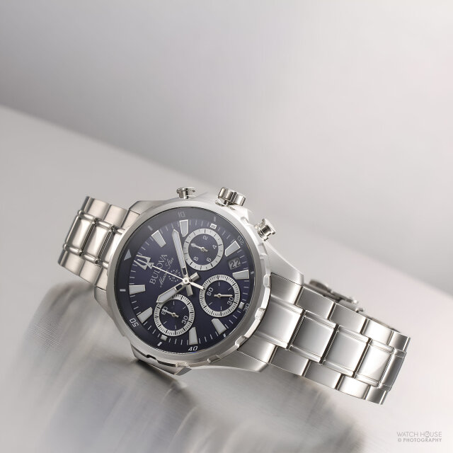 Bulova Marine Star Series B Chronograph 96B466 Blau