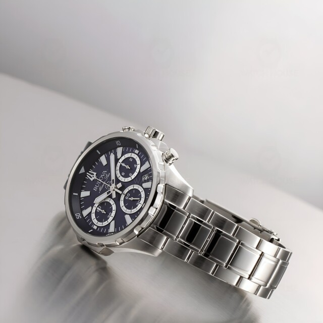 Bulova Marine Star Series B Chronograph 96B466 Blau
