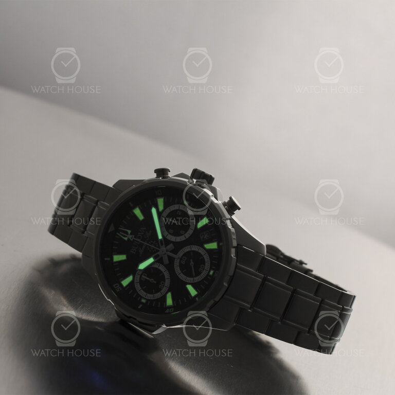 Bulova Marine Star Series B Chronograph 96B467 Schwarz