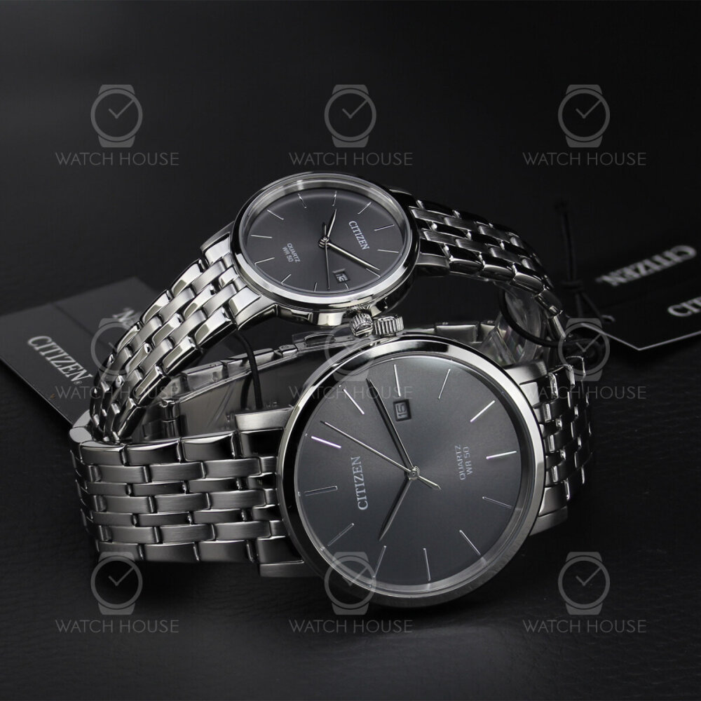 Citizen Basic Combined-Set (Male-Female) PSC012 Steel Quartz