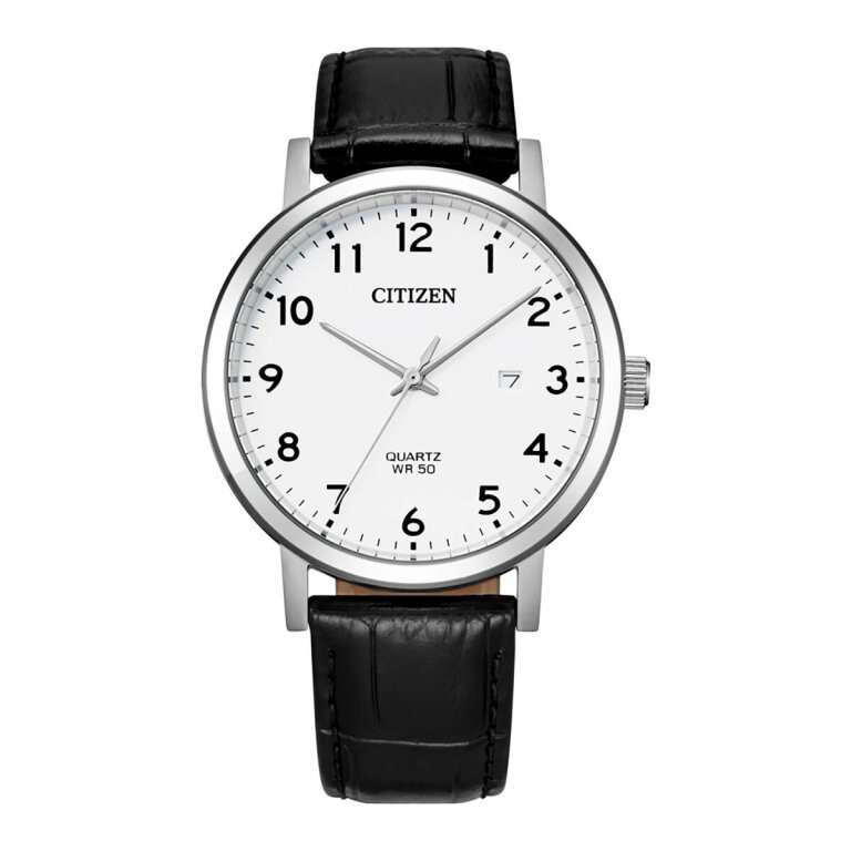 Citizen Basic Partner-Set PSC09 (Male-Female) Stainless Steel-Leather Quartz