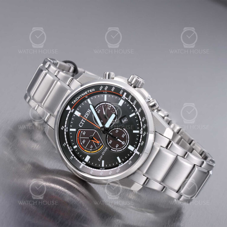 Citizen AT1190-87E Retrograde Eco Drive Chronograph in black
