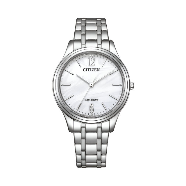 Citizen Elegance Damenuhr EM0411-71A Perlmutt Weiß