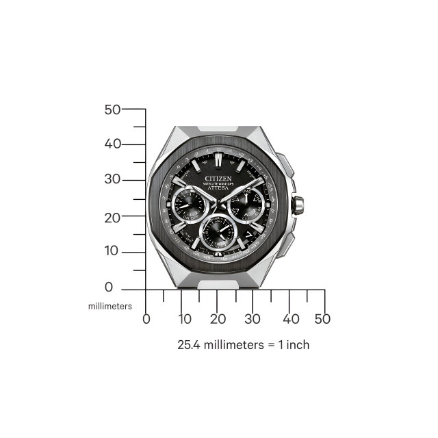 Citizen Satellite Wave CC4104-53E Super Titanium Ceramic Bezel