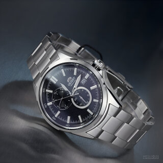 Orient Sports Orologio Automatico Uomo RA-AK0602B10B - Acciaio Inox, Quadrante Nero, 100m Water Resistant
