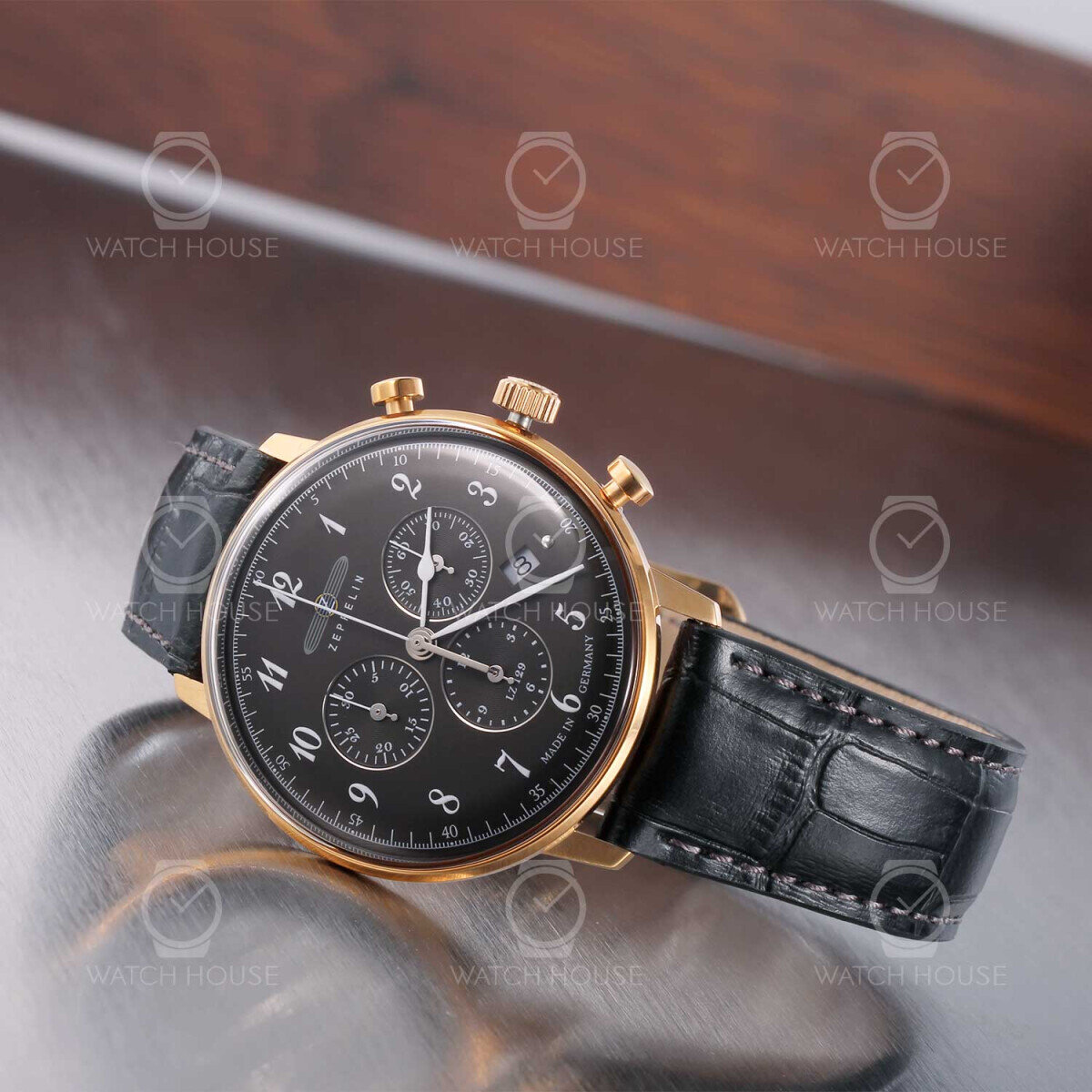 ツェッペリン zeppelin 7084-2 100周年記念シリーズ 日本限定クロノグラフ 8894M2