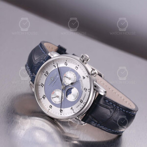Zeppelin Friedrichshafen Herrenuhr 8536-3 mit Vollkalender