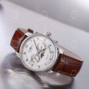 Zeppelin Friedrichshafen Herrenuhr 8536-1 mit Vollkalender
