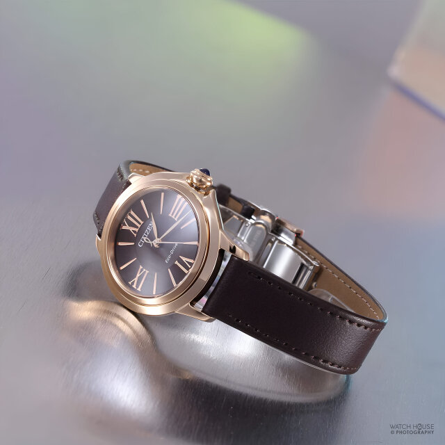 Citizen L womens watch Eco-Drive Cabochon and Perlmutt EM1163-09X