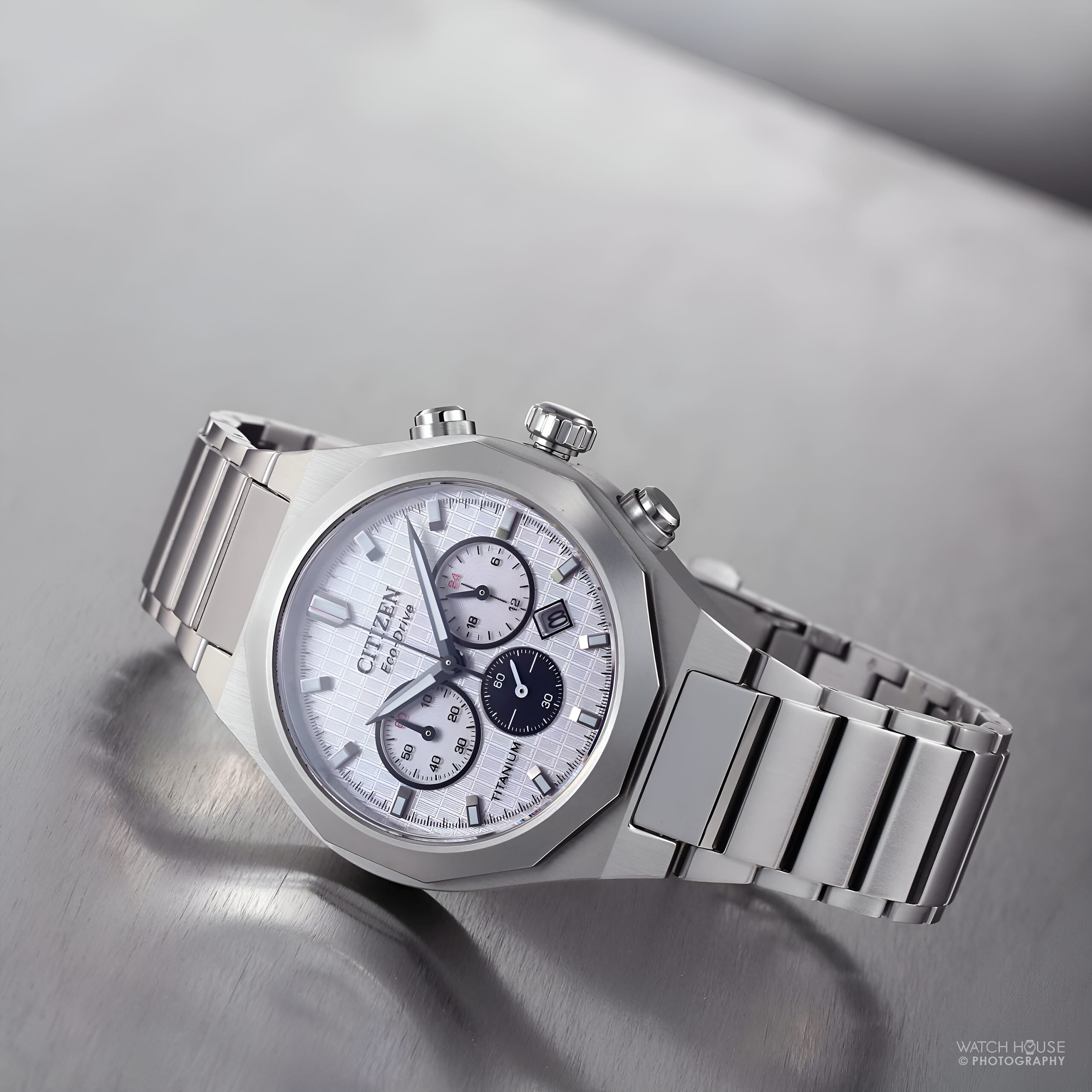 Citizen Super Titanium Zenshin Senkei CA4690-51A White