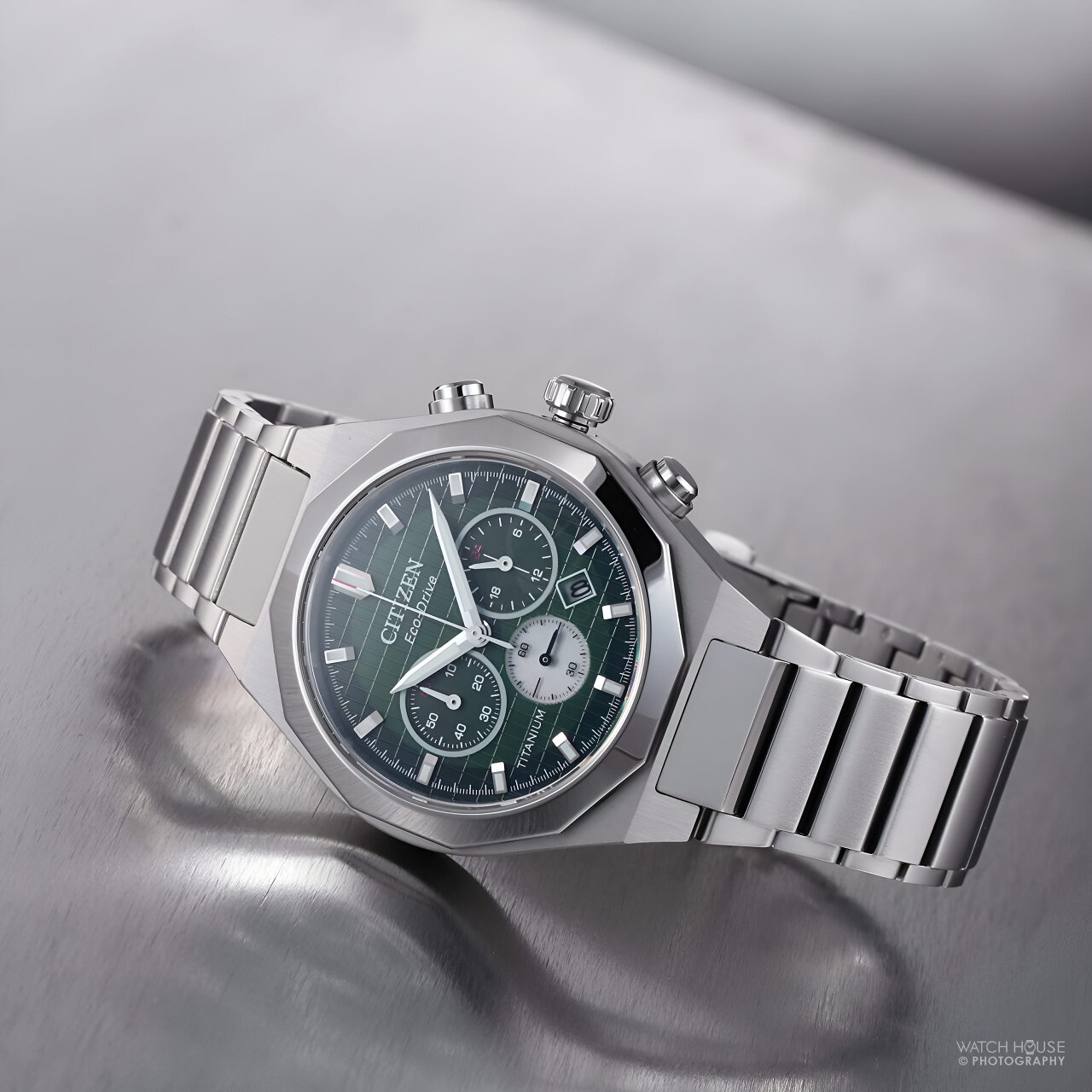 Citizen Super Titanium Zenshin Senkei CA4691-59X Green