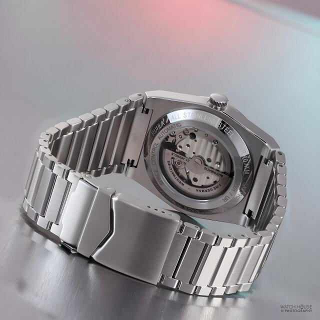 Ruhla 1929 Space Control Automatic 4866M-3 Open Heart Blue