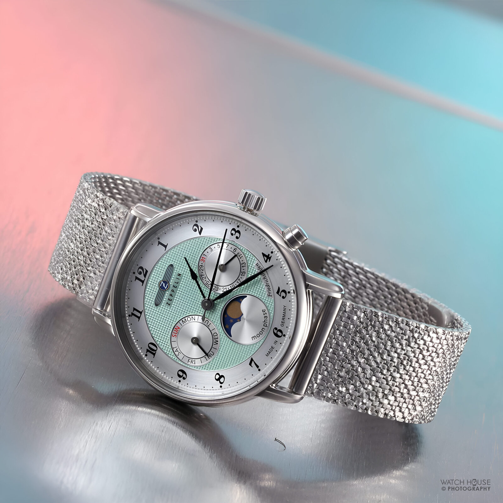 メルピヨ Zeppelin Friedrichshafen 8537-2-set Azur - full calendar extra bracele
