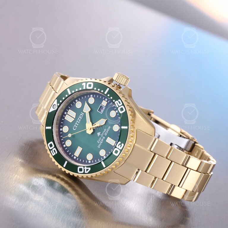 Citizen Promaster Eco-Drive Diver ISO 200M BN0262-59W Gold