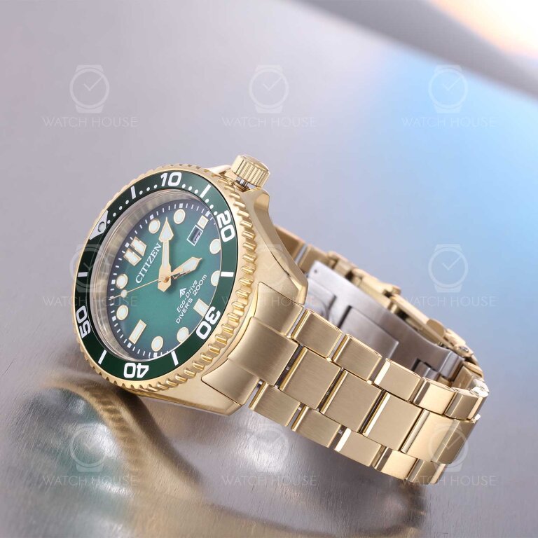 Citizen Promaster Eco-Drive Diver ISO 200M BN0262-59W Gold