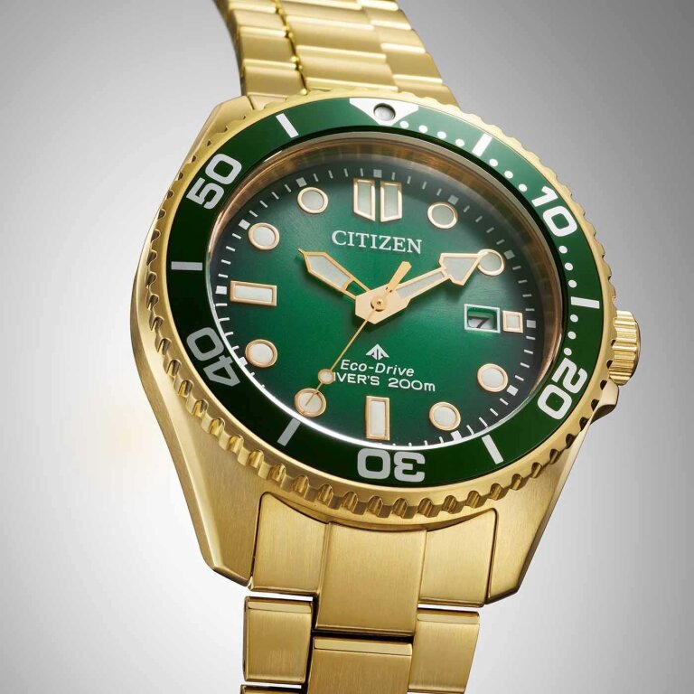 Citizen Promaster Eco-Drive Diver ISO 200M BN0262-59W Gold