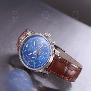 Zeppelin Mediterranée moon phase 41mm 9636-5 blue