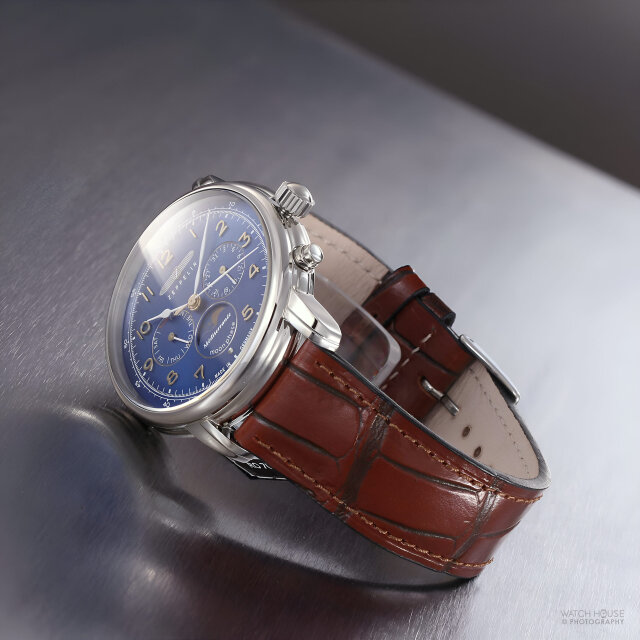 Zeppelin Mediterranée moon phase 41mm 9636-3 blue