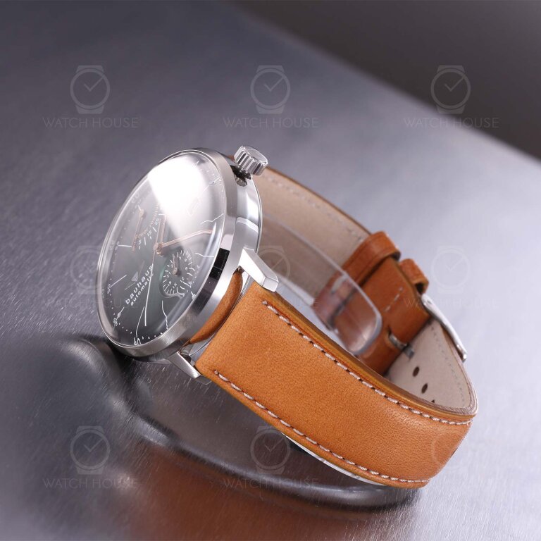 Bauhaus Automatikuhr Dessau 2060-4 Kaliber P9132 Grün