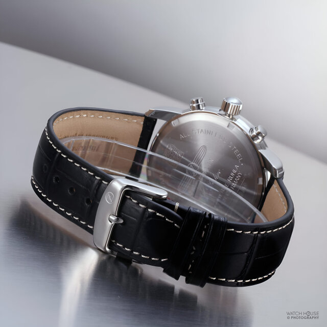 Zeppelin 100 years of mens watch 7690-1 silver