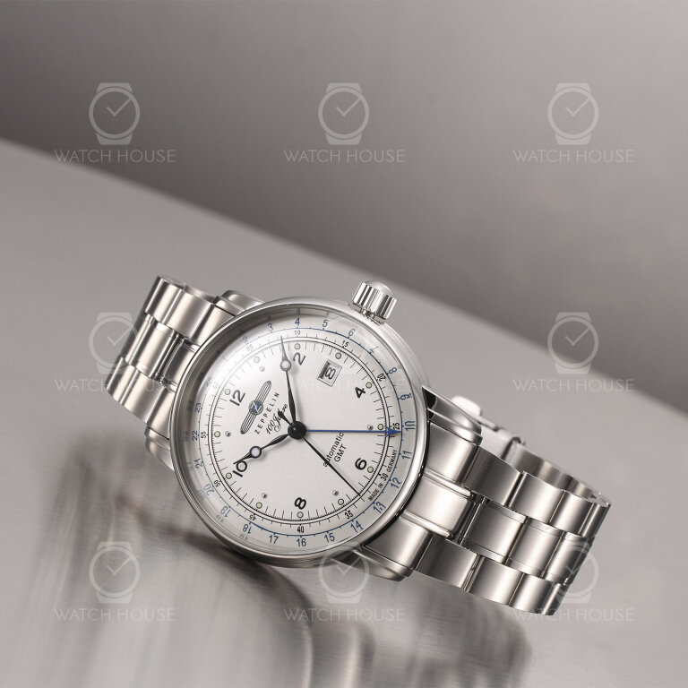 Zeppelin 100 years of automatic watch 8666MB-1 silver