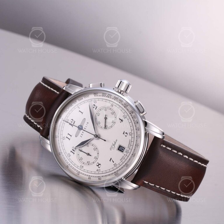 Zeppelin 100 years chronograph 7674-6 Champagner