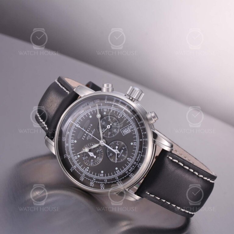Zeppelin 100 years chronograph 7680-2 black