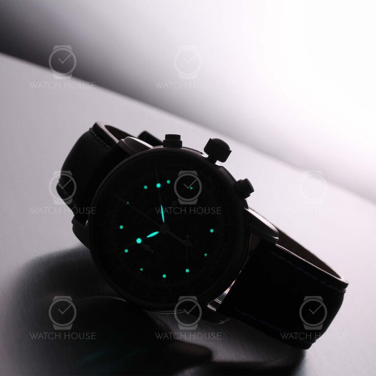 Zeppelin 100 years chronograph 7680-2 black