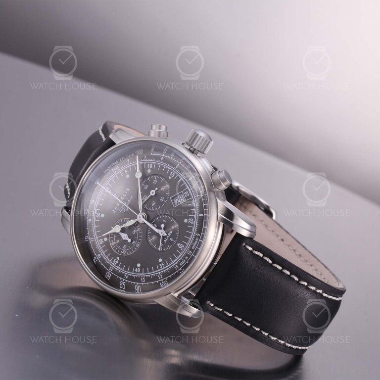 Zeppelin 100 Jahre Chronograph 7680-2 Schwarz
