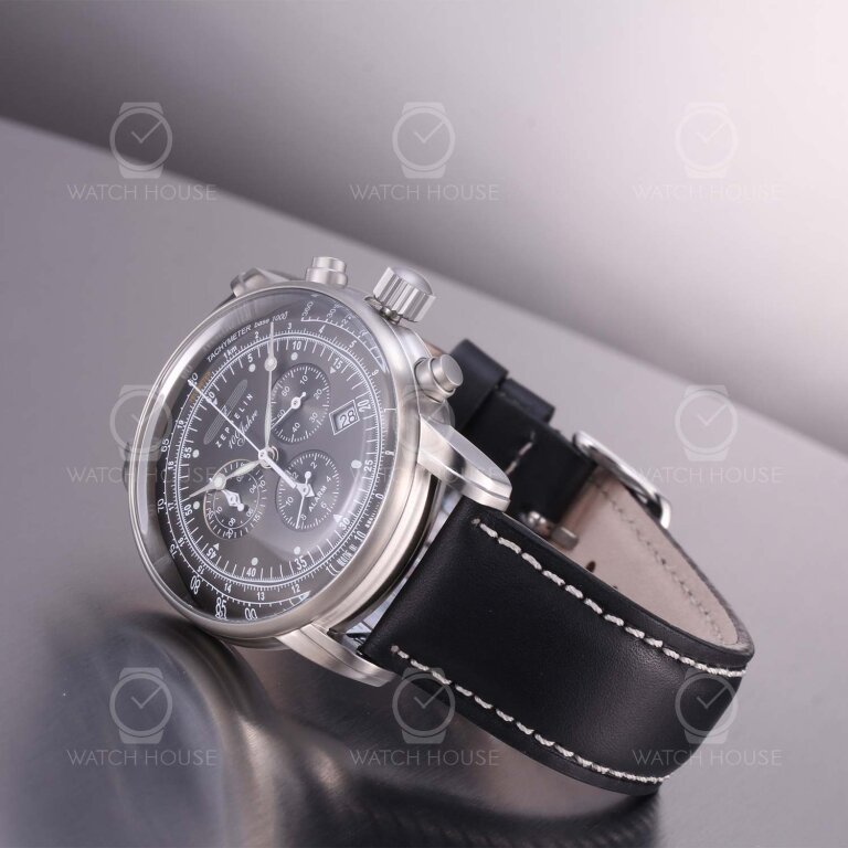 Zeppelin 100 Jahre Chronograph 7680-2 Schwarz