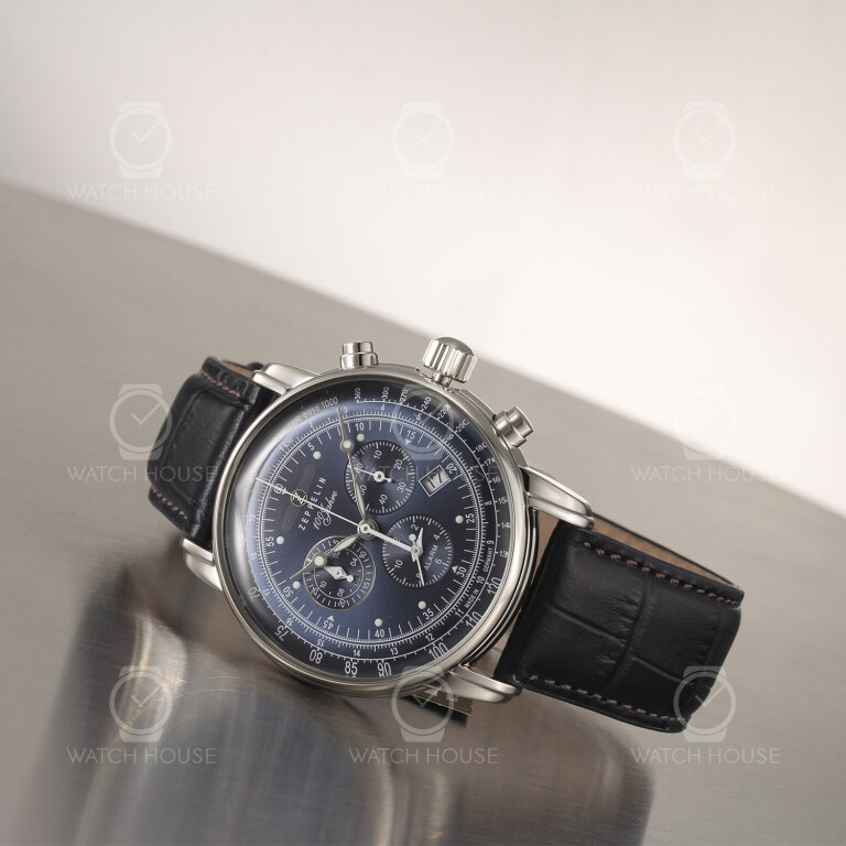 Zeppelin 100 years chronograph 7680-3 blue