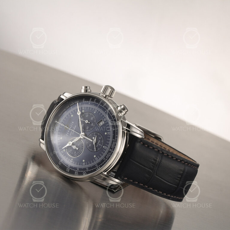 Zeppelin 100 Jahre Chronograph 7680-3 Blau
