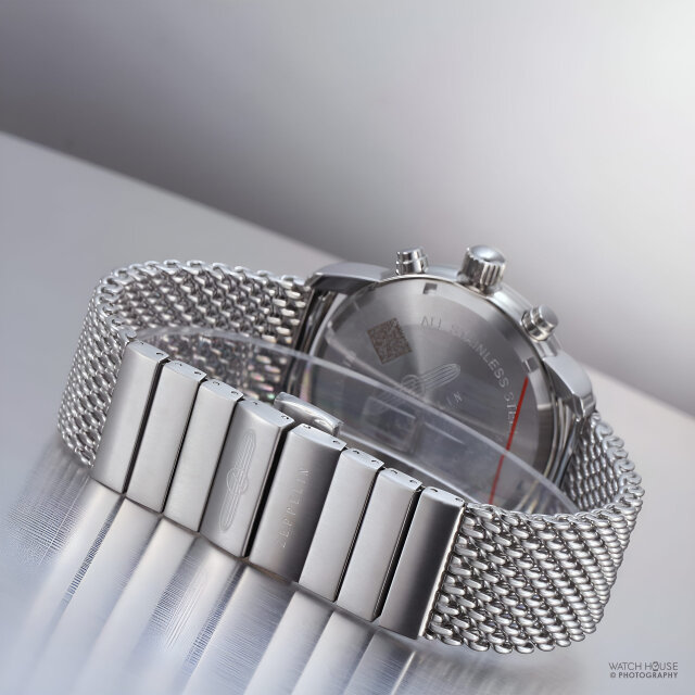 Zeppelin 100 years chronograph 7680m-1 silver