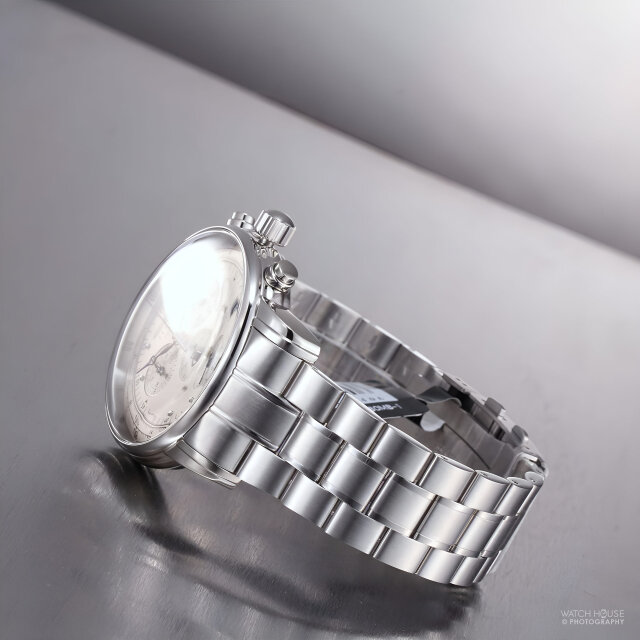 Zeppelin 100 years chronograph 7680MB-1 silver